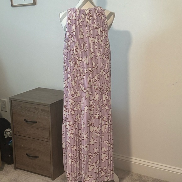 Womens Halogen Women’s Sleeveless Pleated Maxi Dress Size M - Picture 5 of 9